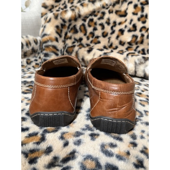 Rockport Shoes Mens 11.5 Brown Leather Penny Loafer Dress Slip On K57436 - Picture 4 of 9